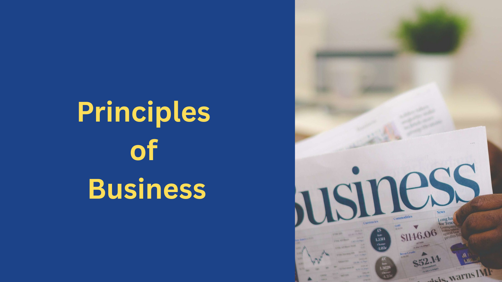 Principles of Business